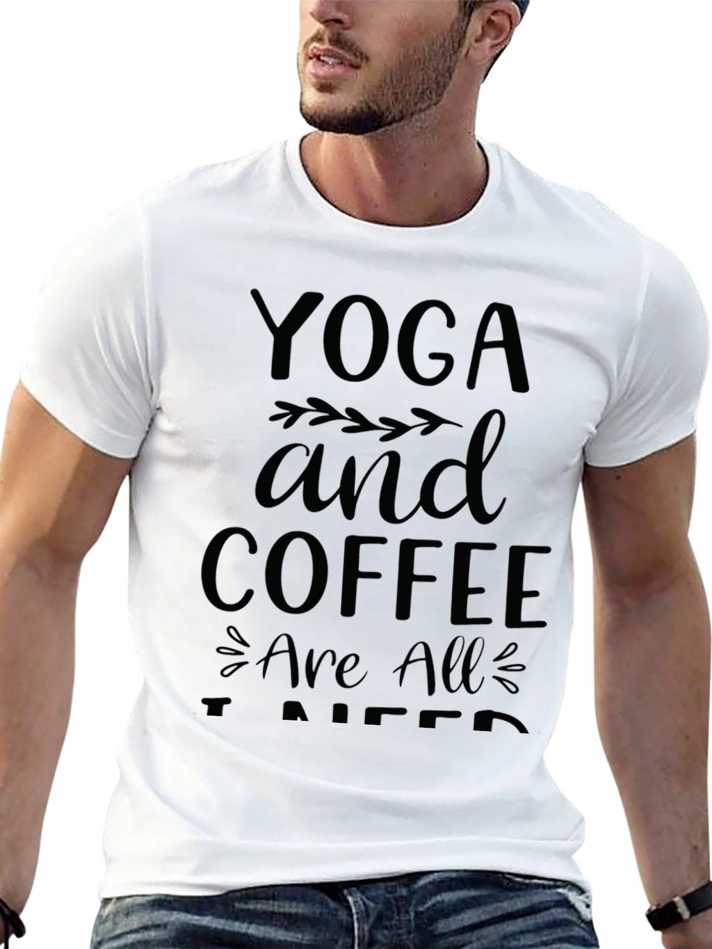 Yoga and Coffee T-Shirt - Relaxed Fit