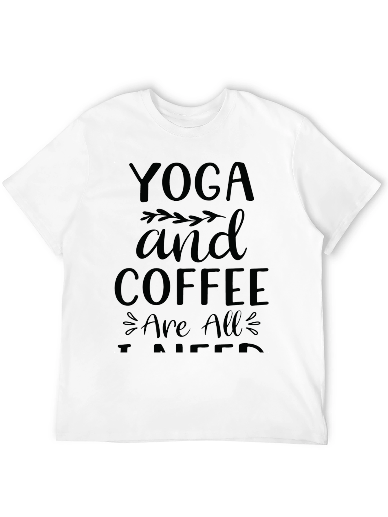 Yoga and Coffee T-Shirt - Relaxed Fit