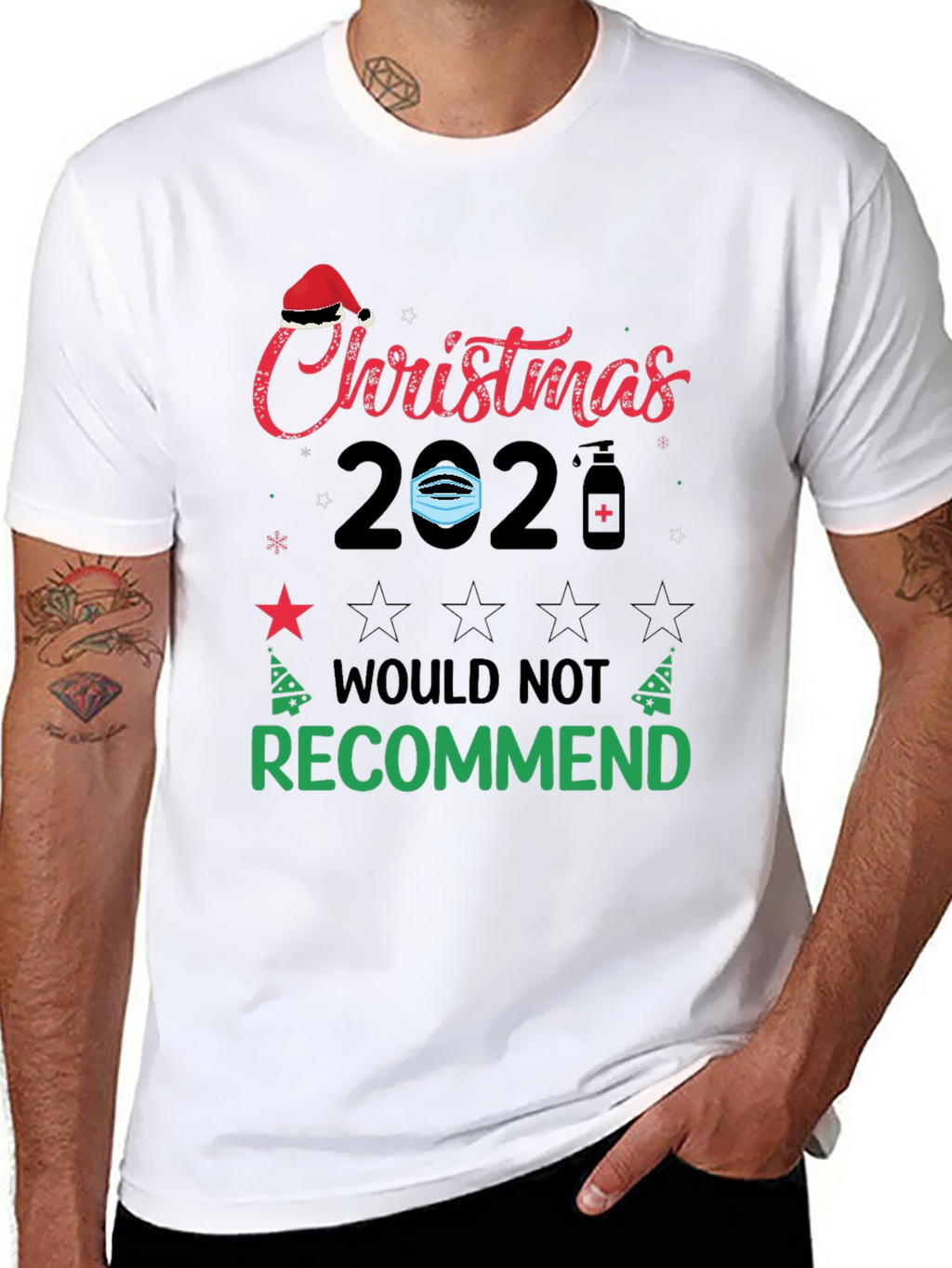 Funny Christmas 2020 T-Shirt - Would Not Recommend