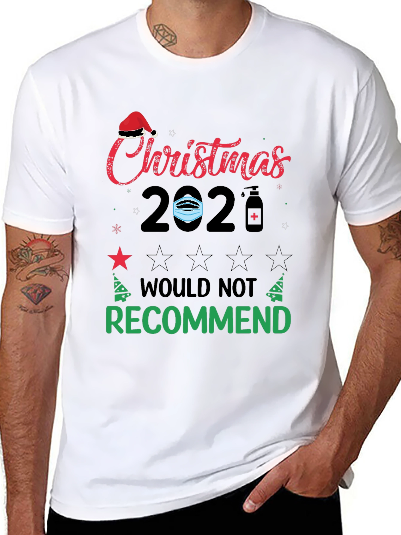 Funny Christmas 2020 T-Shirt - Would Not Recommend
