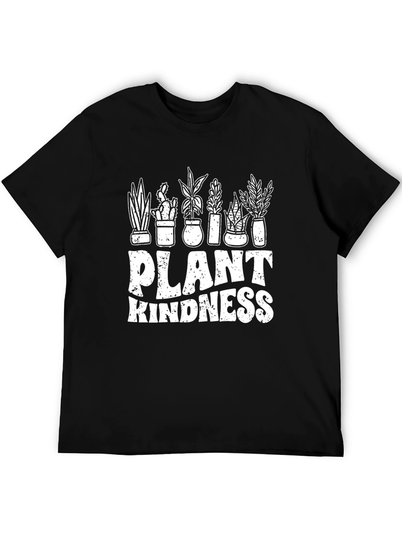 Plant Kindness T-Shirt - Black Graphic Tee