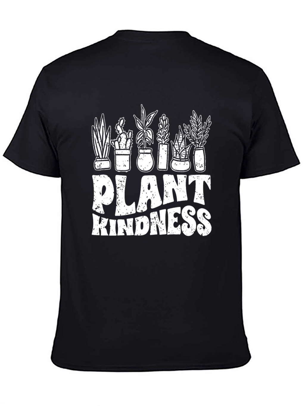 Plant Kindness T-Shirt - Black Graphic Tee