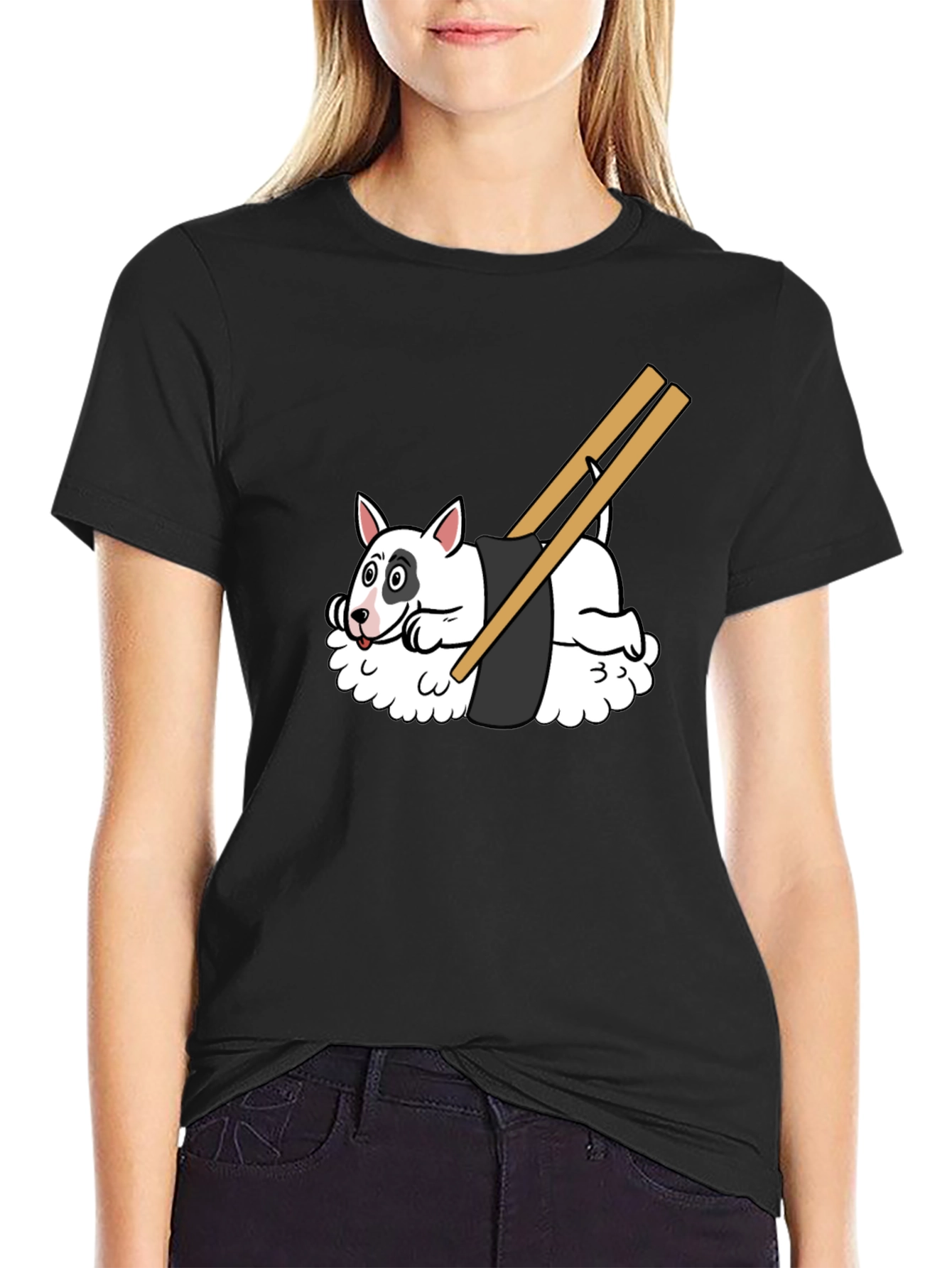Sushi Dog Graphic Tee -  Unique Design