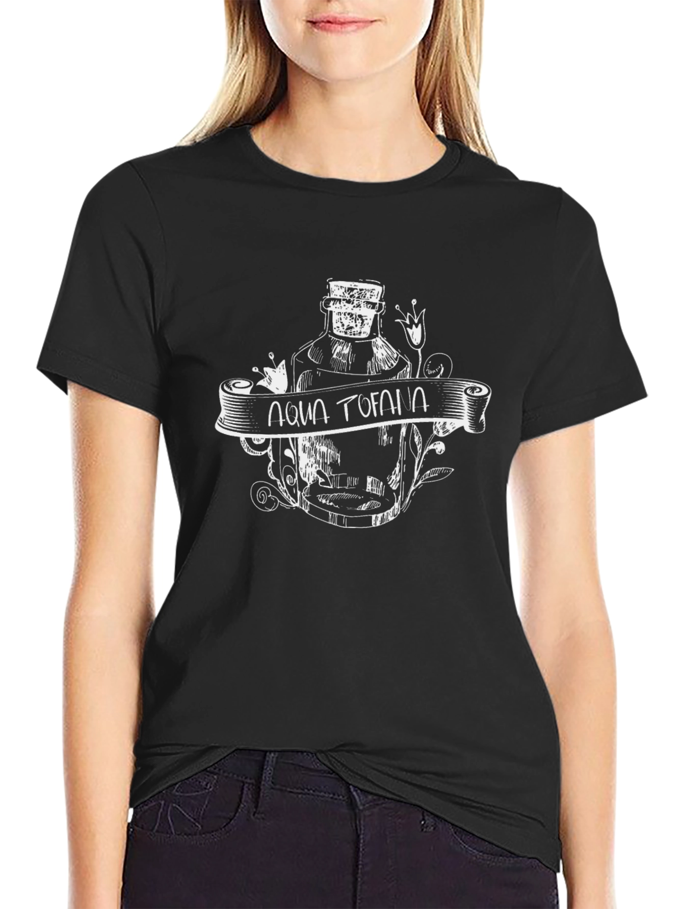 Aqua Tofana Graphic Tee - Dark Humor T-Shirt