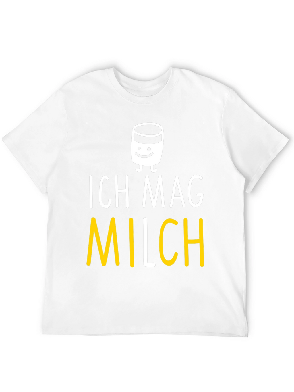 Ich Mag Milch T-Shirt - Funny Milk Lover Tee