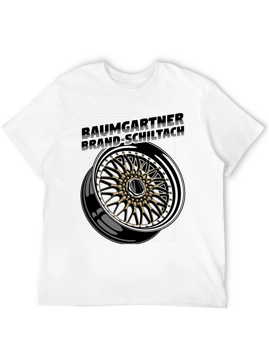 Baumgartner Brand-Schiltach Wheel Graphic Tee - Black