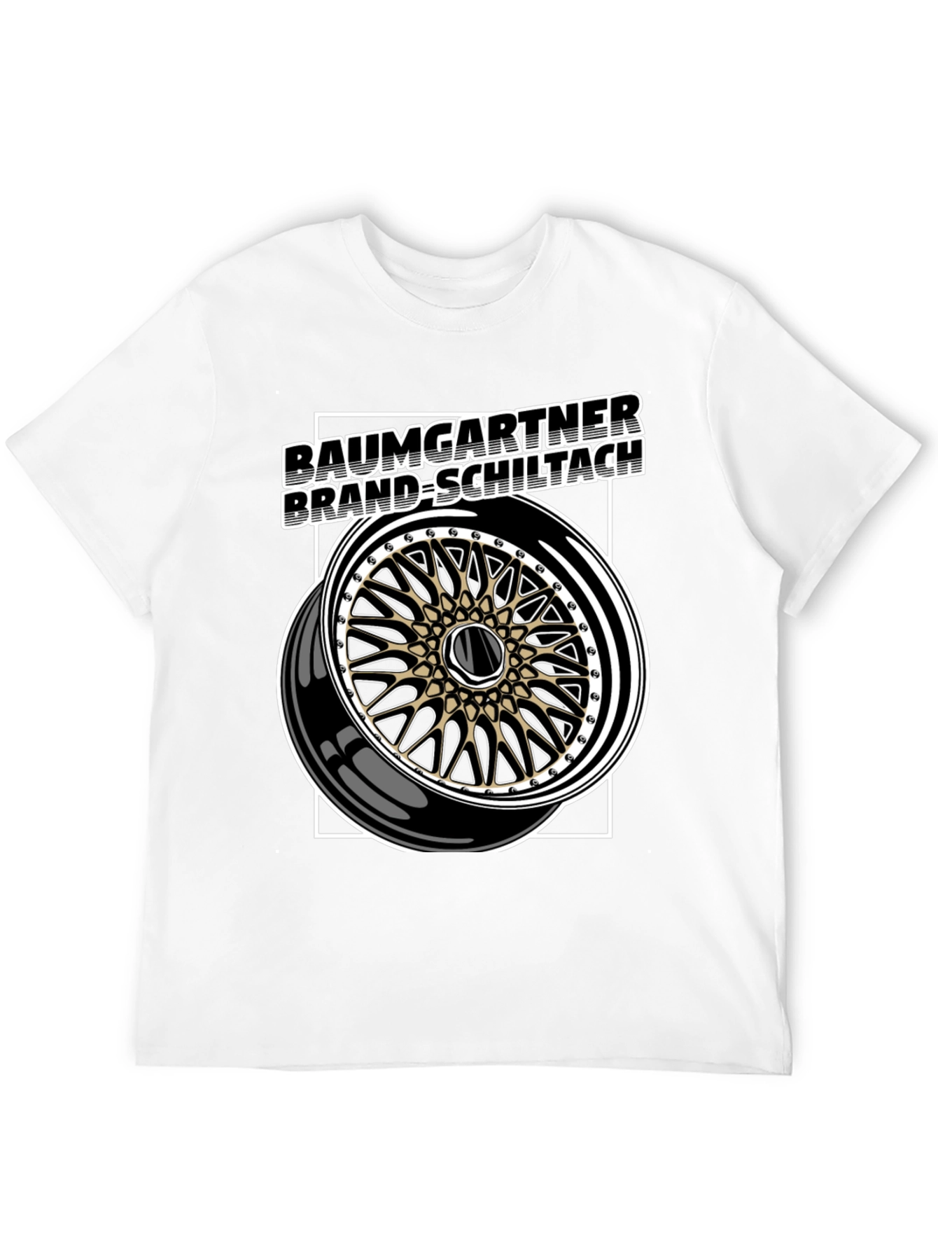 Baumgartner Brand-Schiltach Wheel Graphic Tee - Black