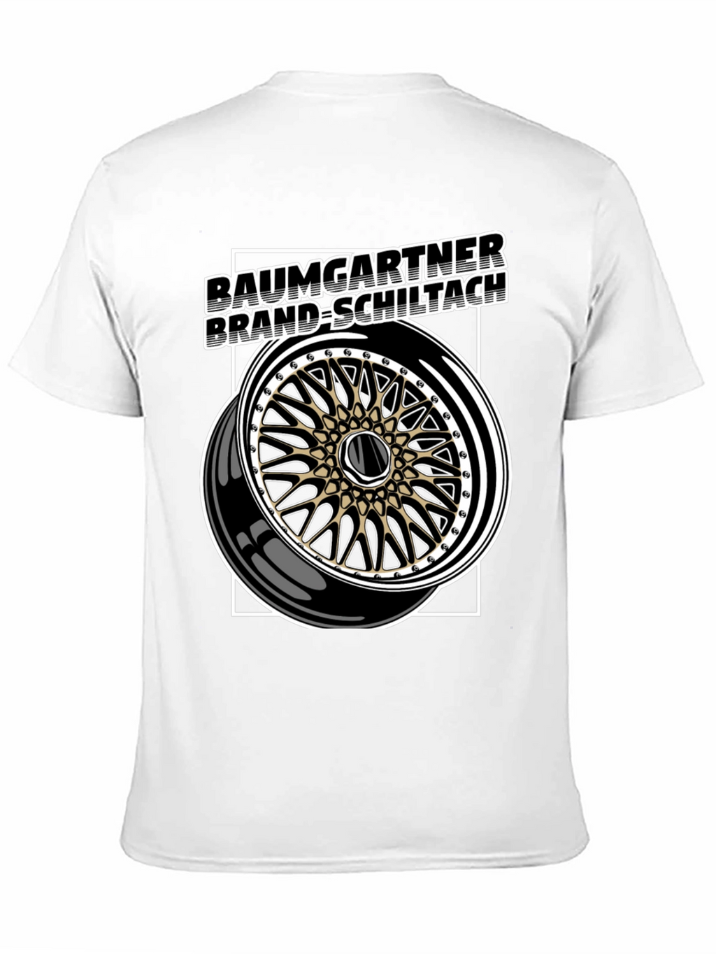 Baumgartner Brand-Schiltach Wheel Graphic Tee - Black