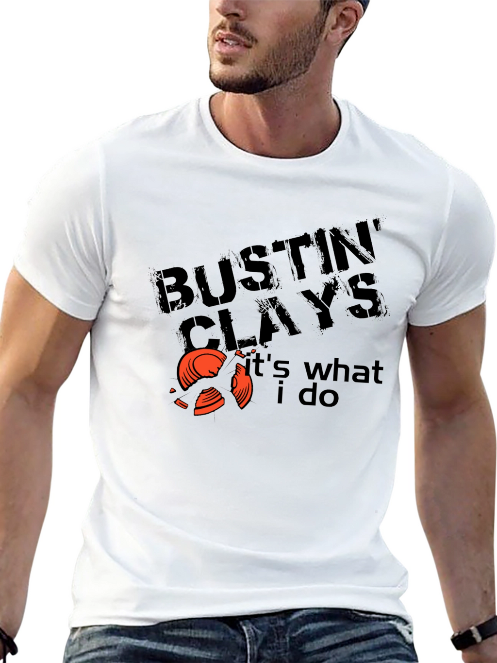 Bustin Clays T-Shirt - Shooting Sports Tee