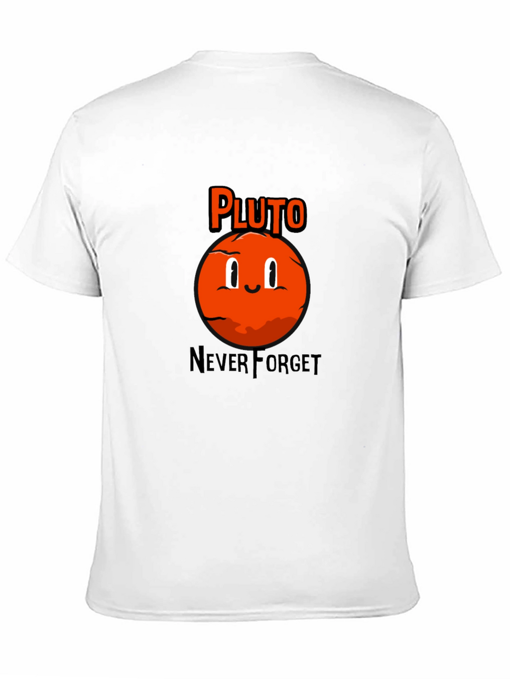 Pluto Never Forget Black T-Shirt