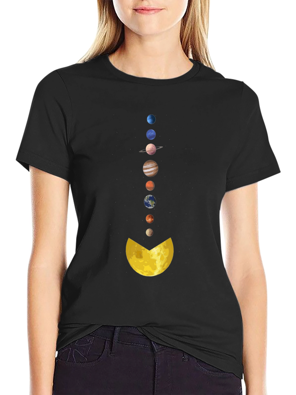 Planets Graphic T-Shirt - Cosmic Style Tee