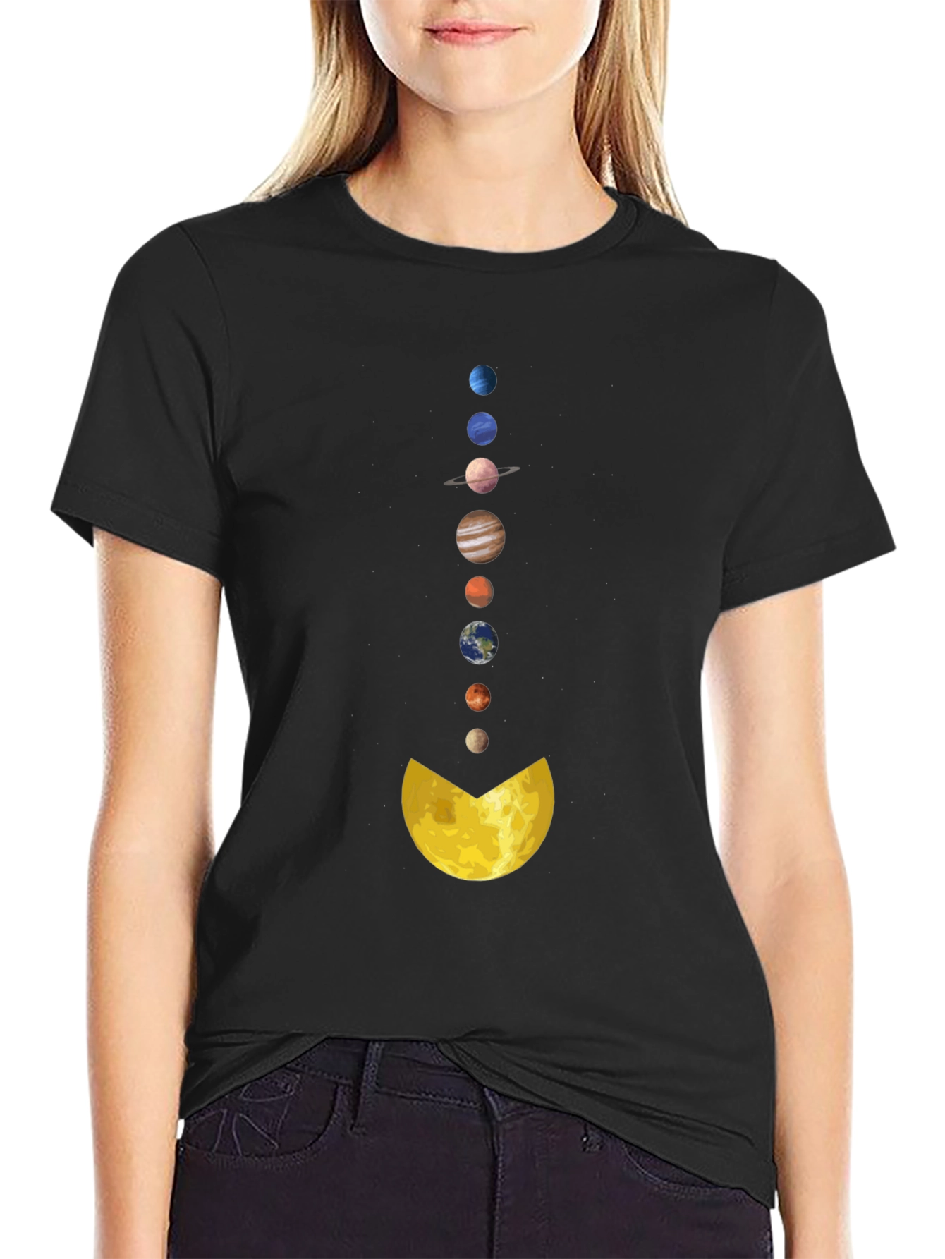 Planets Graphic T-Shirt - Cosmic Style Tee