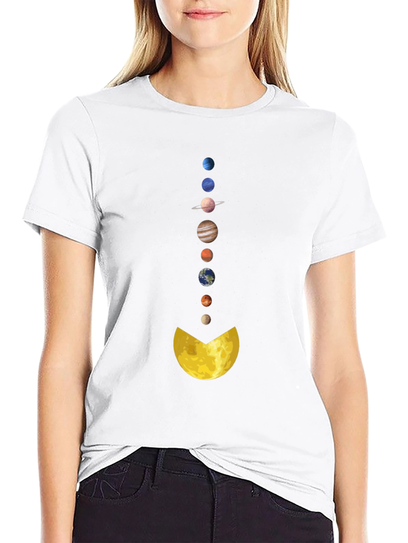 Planets Graphic T-Shirt - Cosmic Style Tee