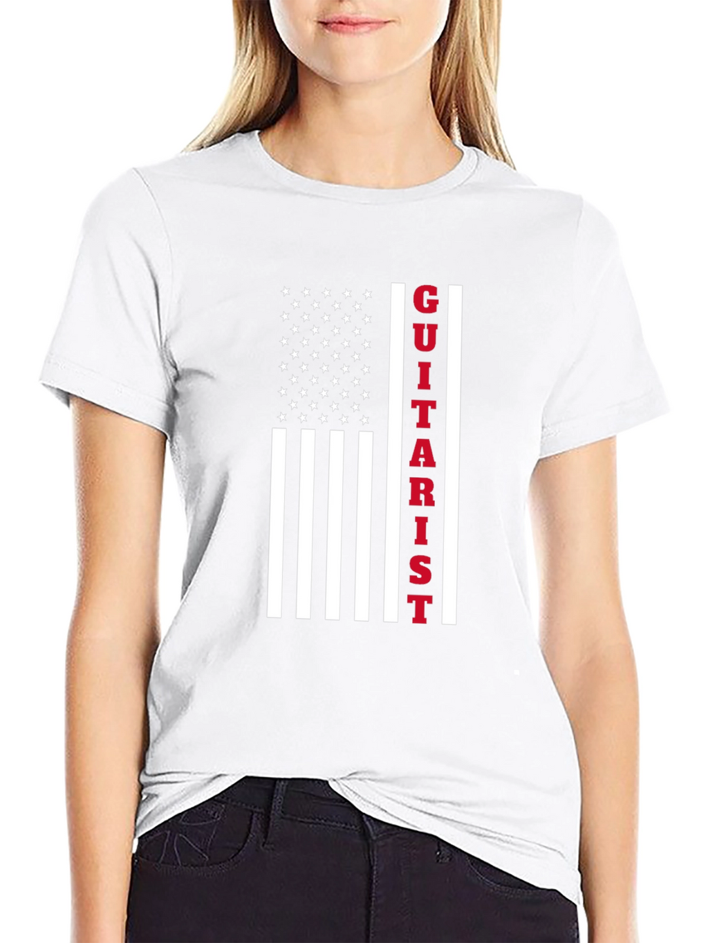 Guitarist American Flag T-Shirt