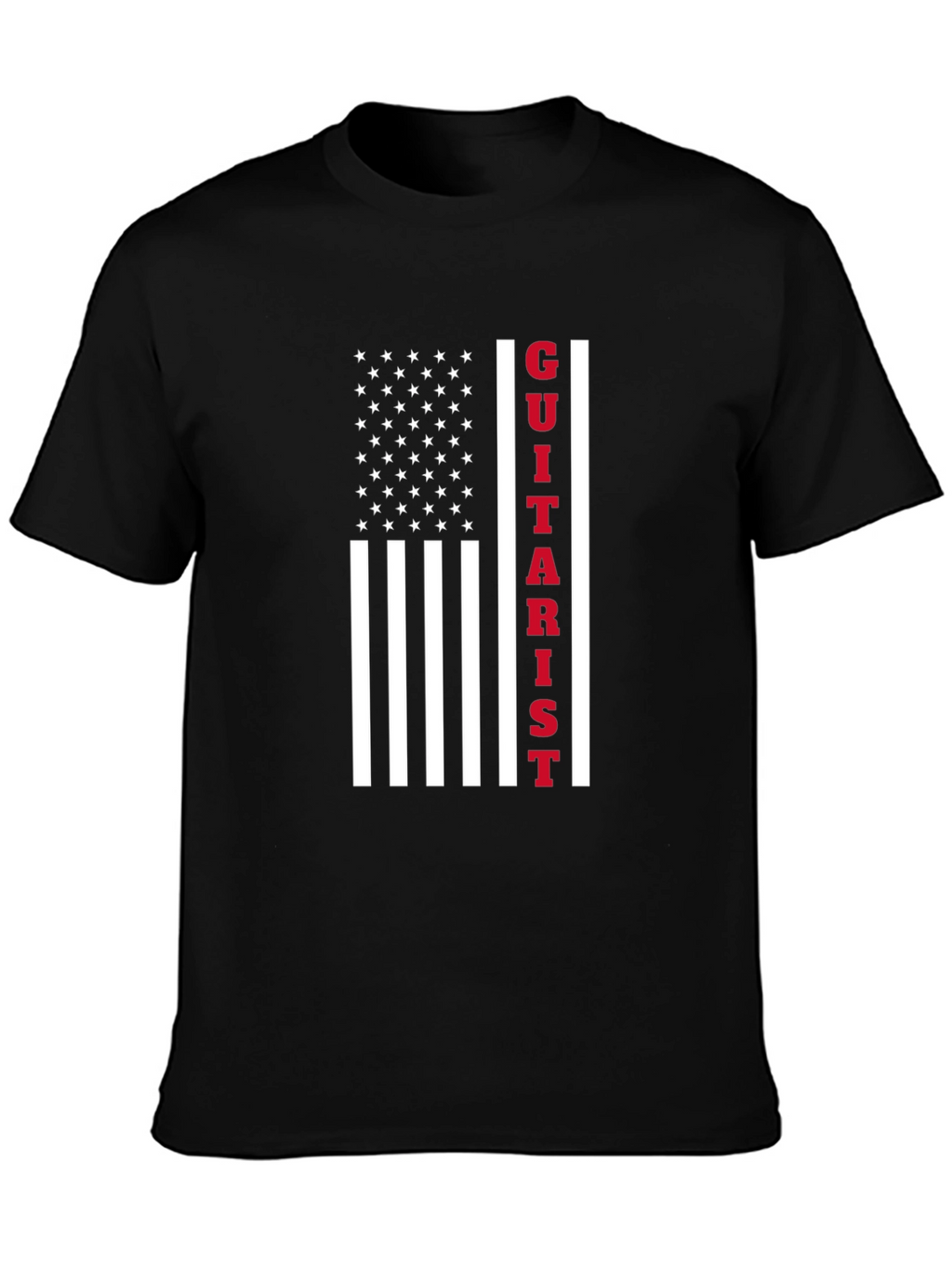 Guitarist American Flag T-Shirt