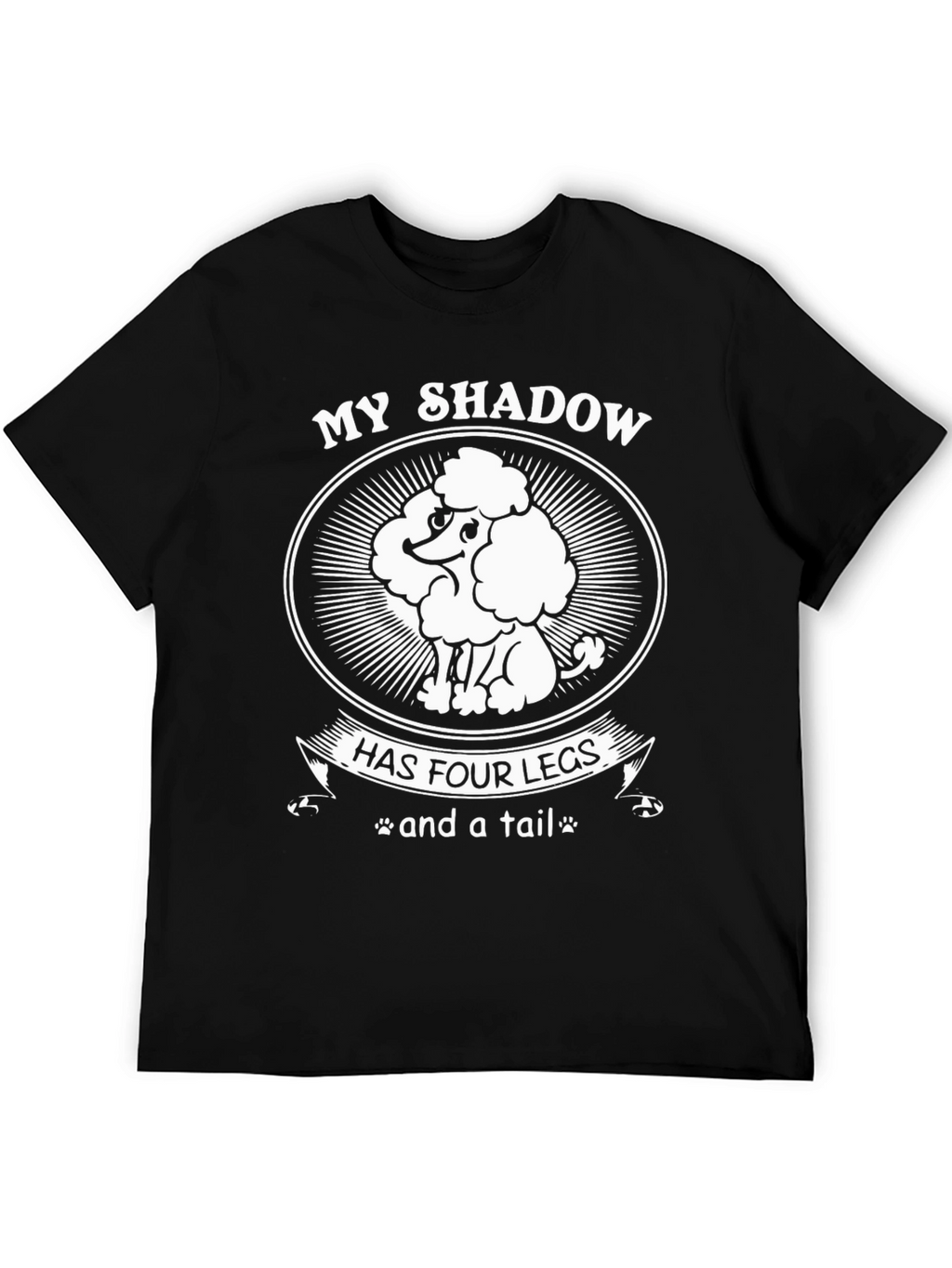 My Shadow Poodle T-Shirt - Dog Lover Tee