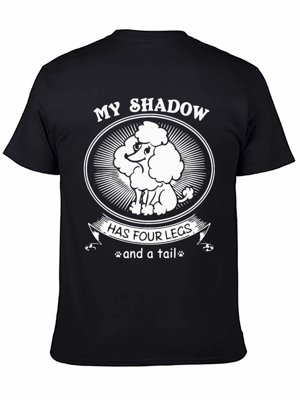 My Shadow Poodle T-Shirt - Dog Lover Tee