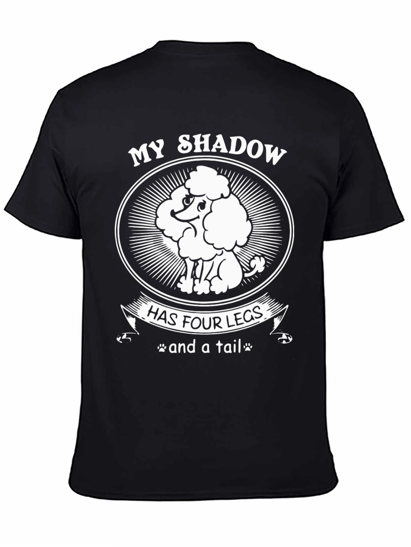 My Shadow Poodle T-Shirt - Dog Lover Tee
