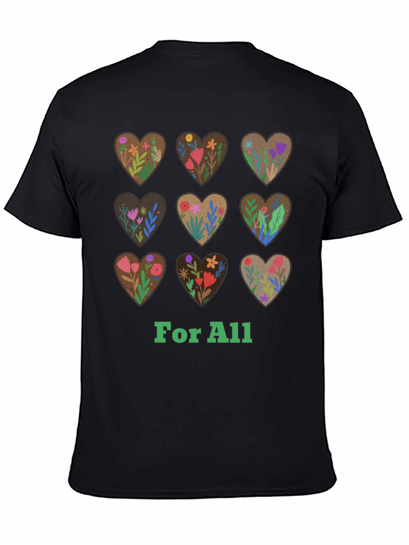 Floral Hearts For All Graphic Tee