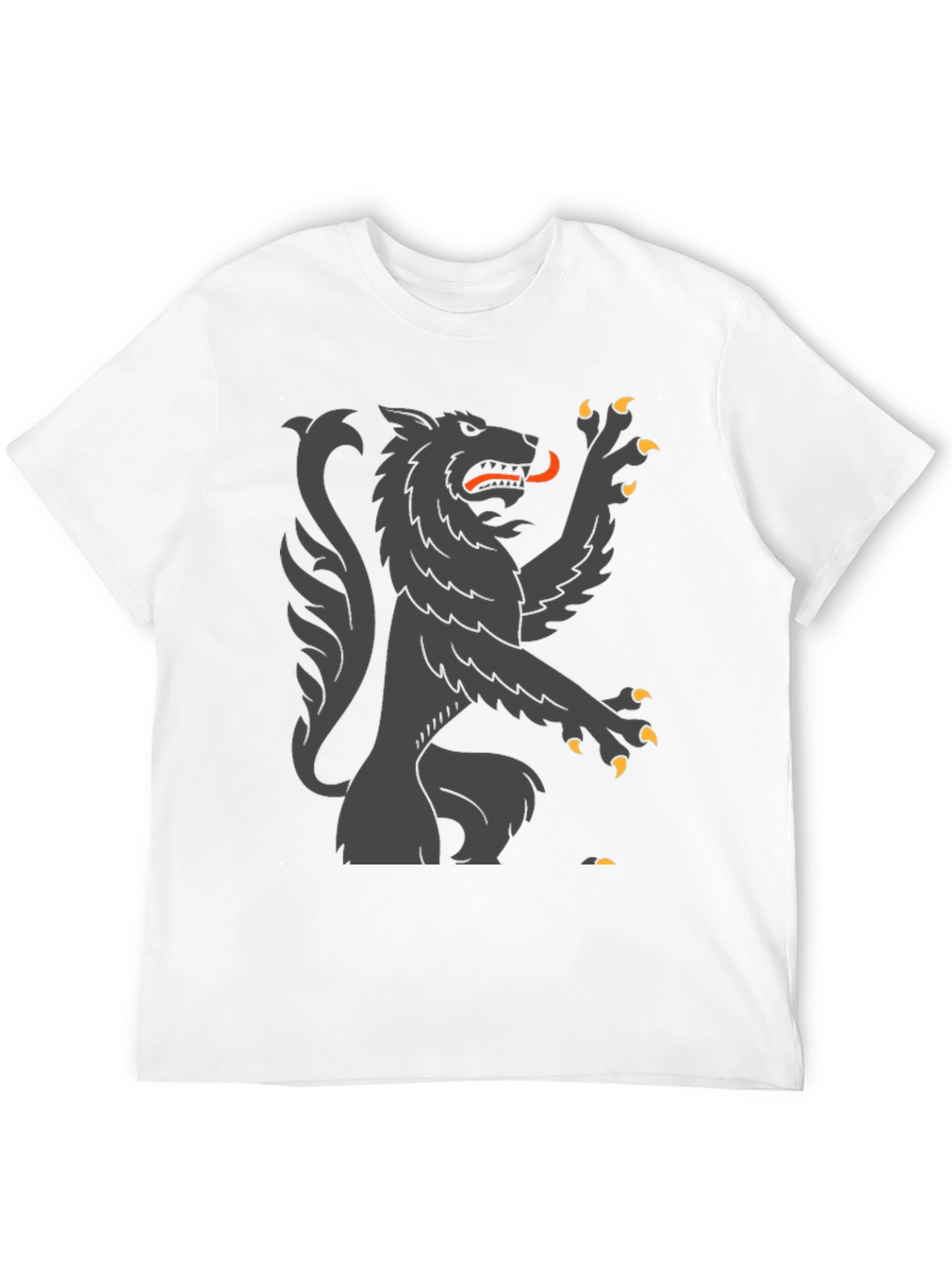 Wolf Rampant T-Shirt - Black