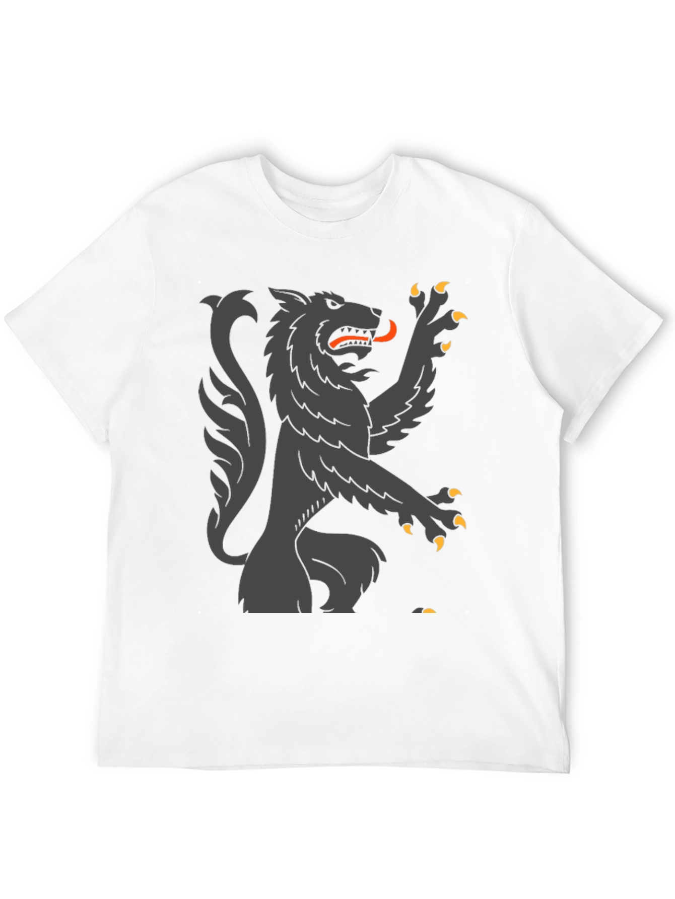 Wolf Rampant T-Shirt - Black