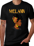 Melanin Queen Black Graphic Tee