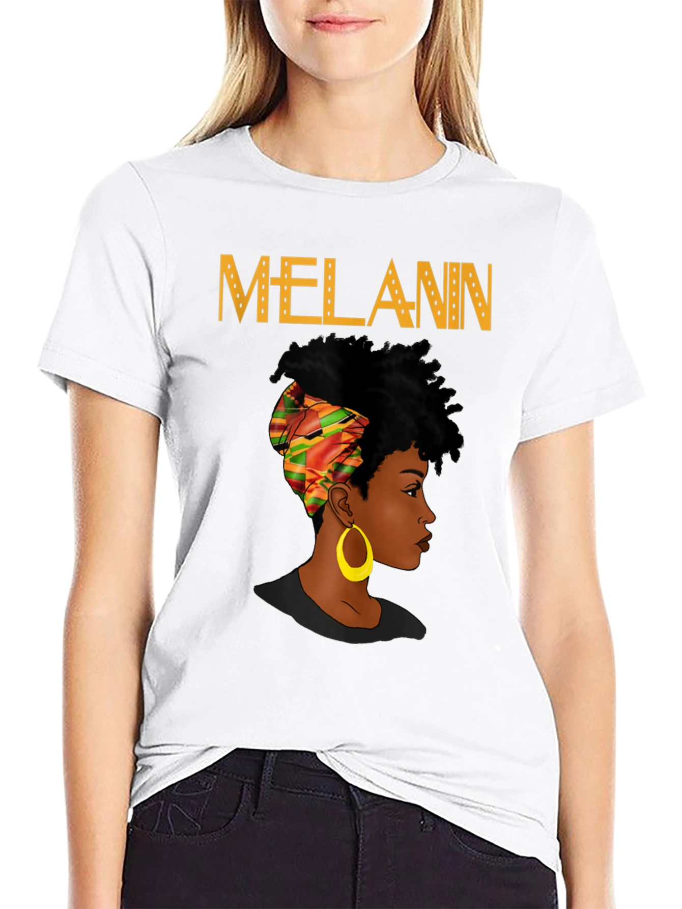 Melanin Queen Black Graphic Tee