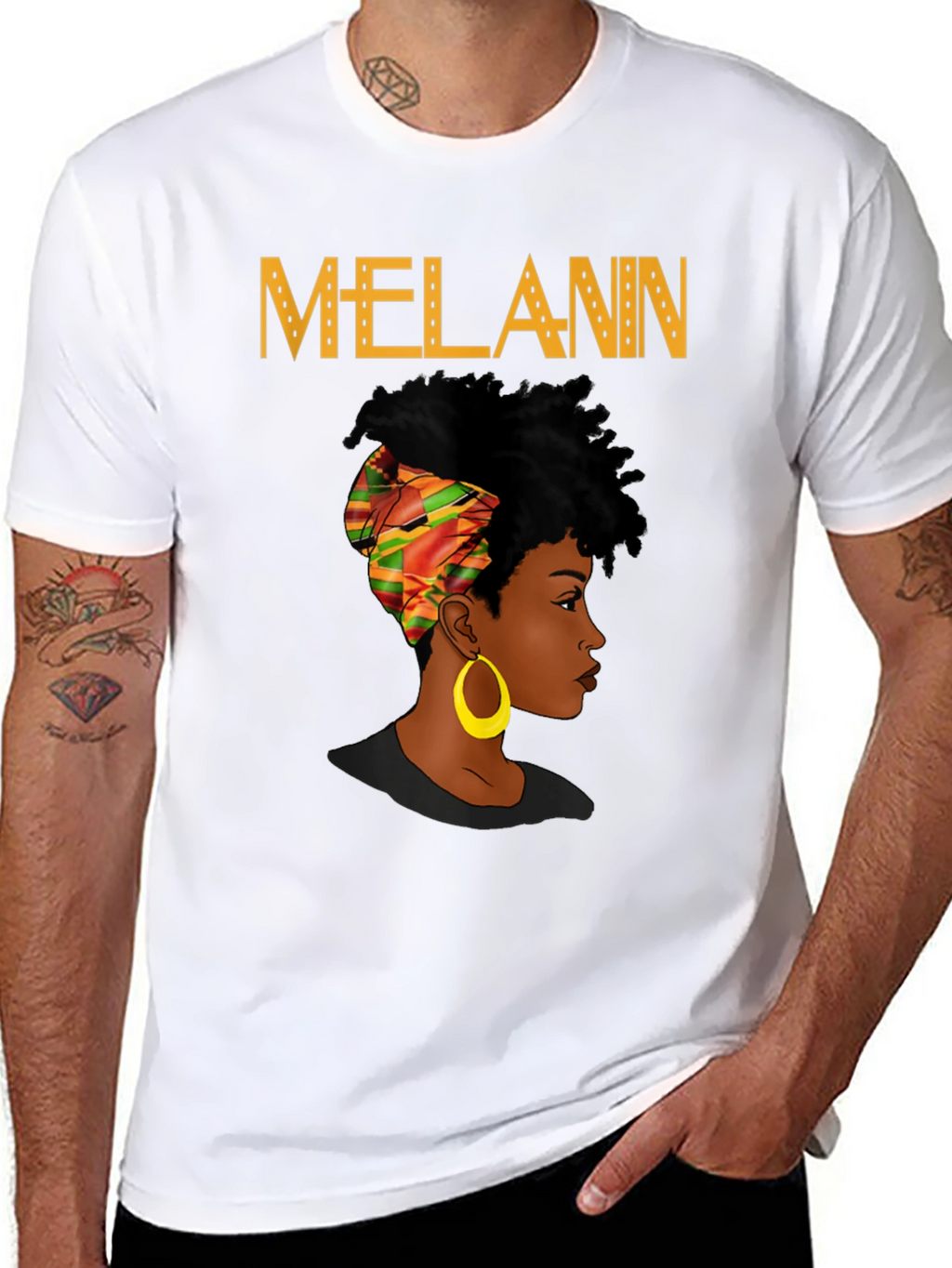 Melanin Queen Black Graphic Tee