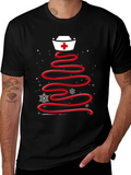 Nurse Christmas Tree Graphic T-Shirt Holiday Tee