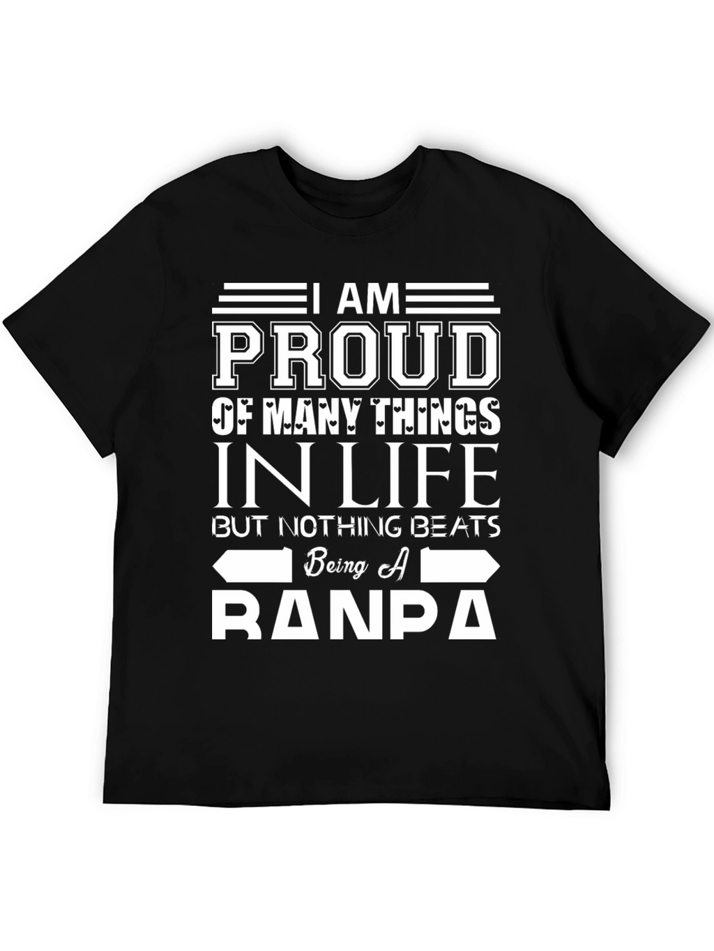 Proud Ranpa Graphic T-Shirt - Black