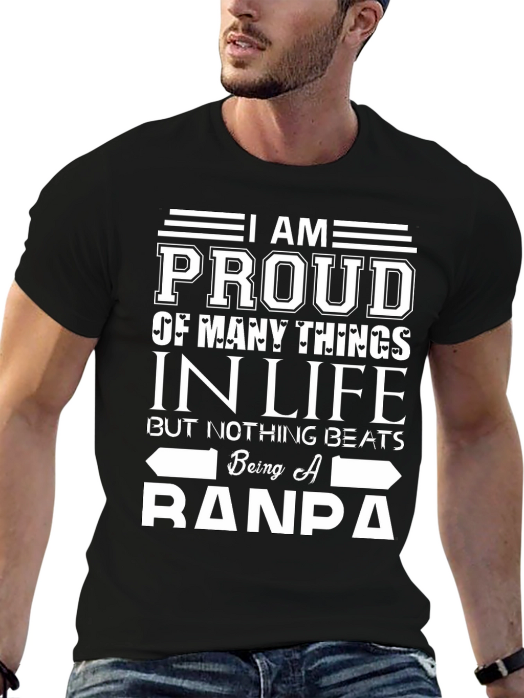 Proud Ranpa Graphic T-Shirt - Black