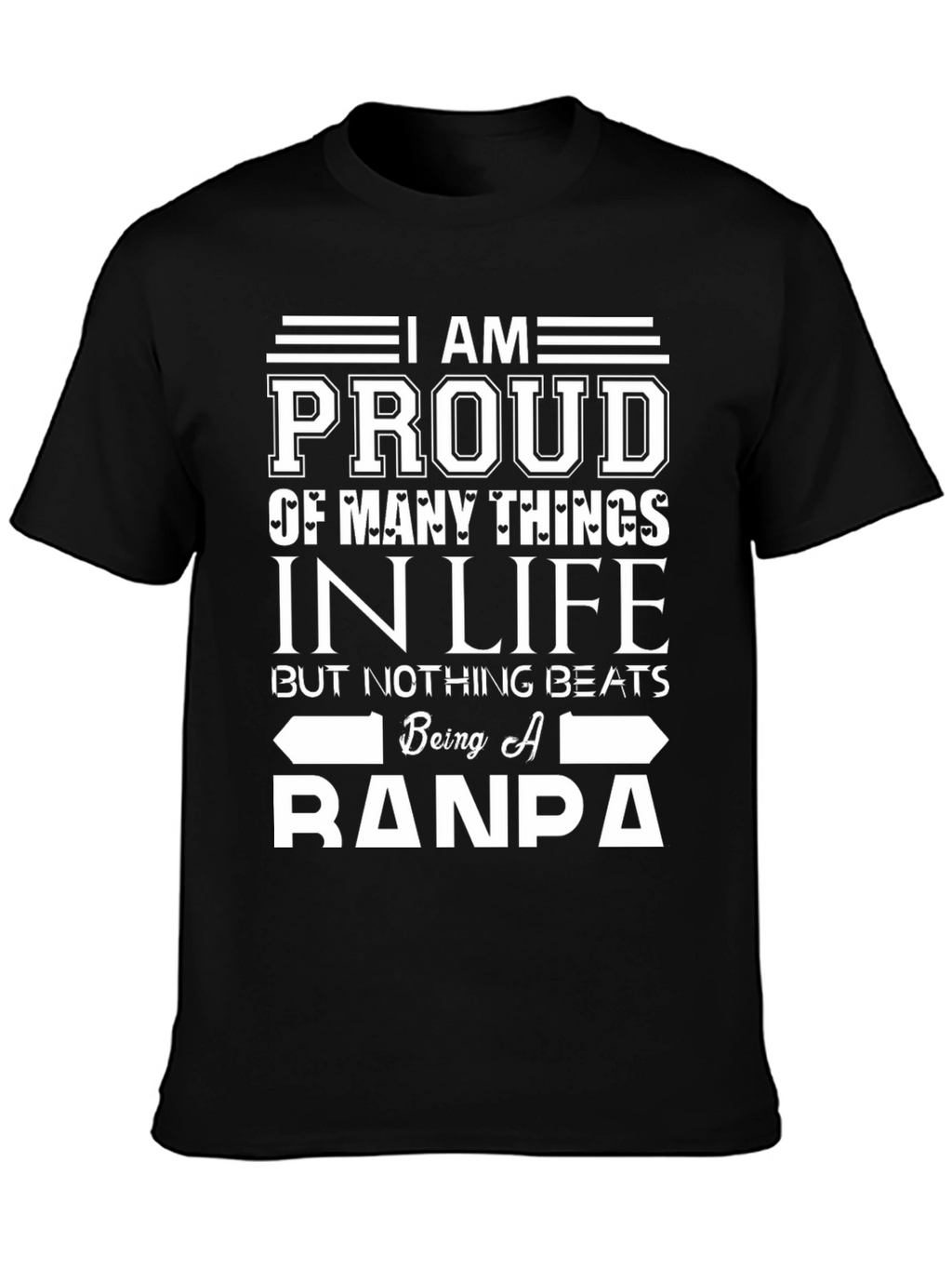 Proud Ranpa Graphic T-Shirt - Black