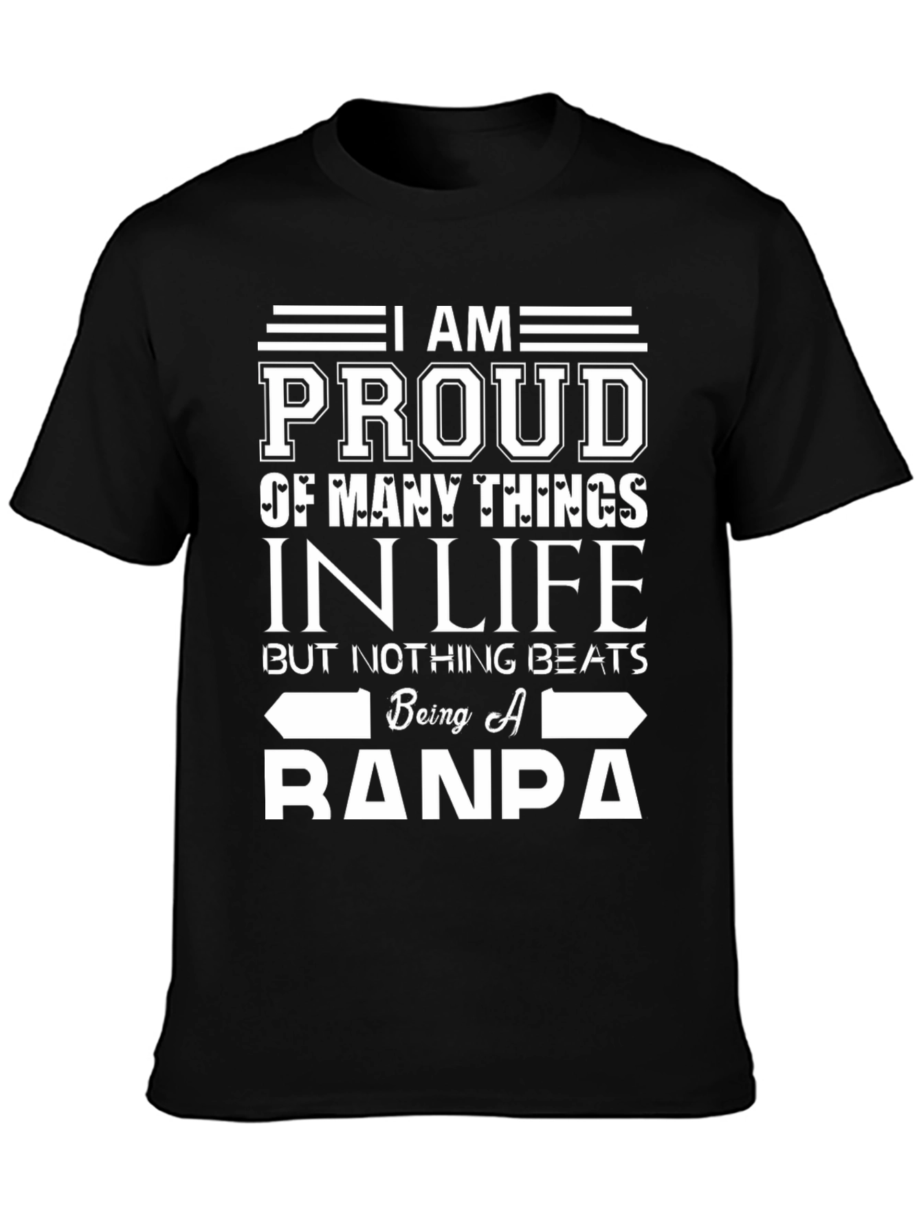 Proud Ranpa Graphic T-Shirt - Black