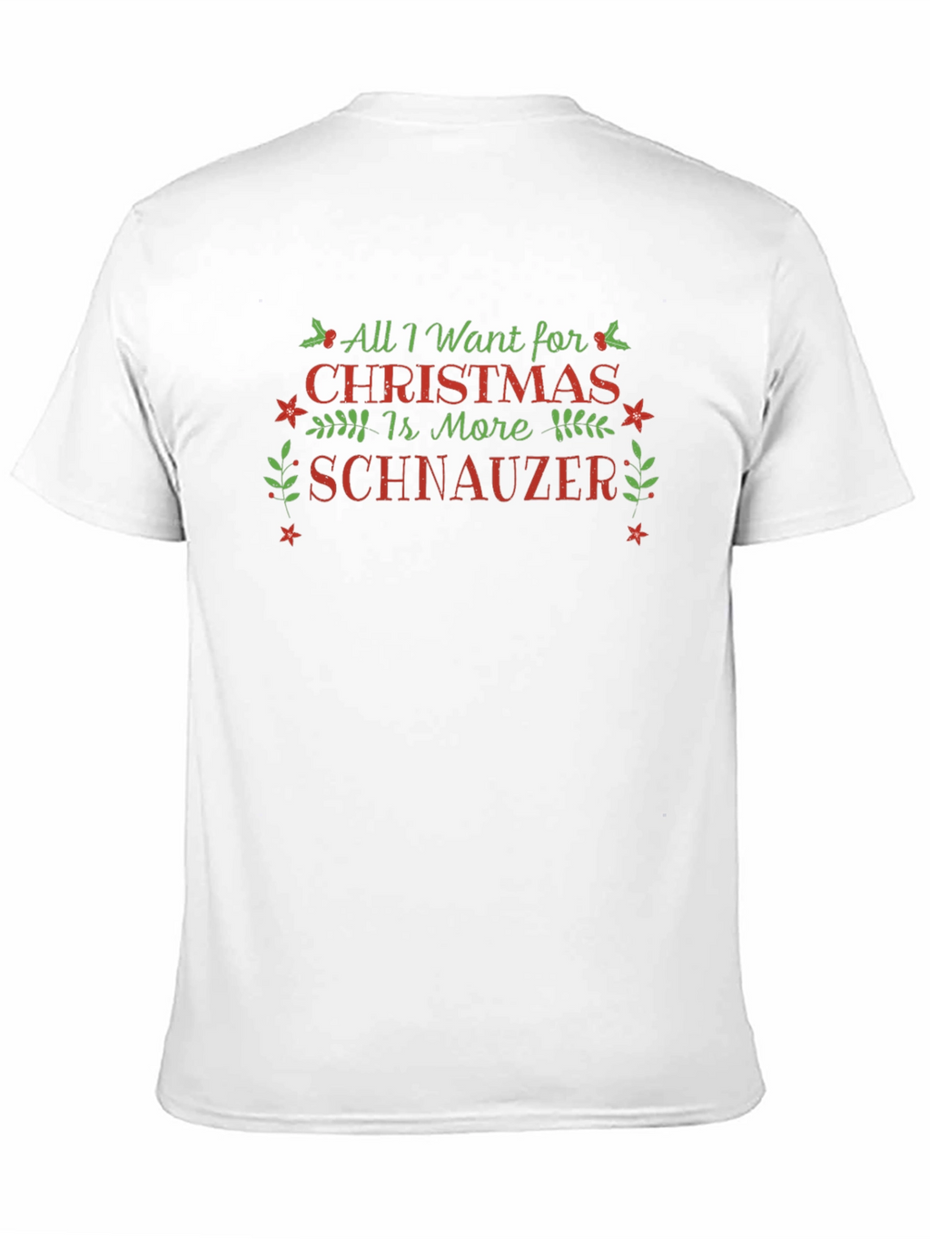 Christmas Schnauzer T-Shirt - Holiday Tee
