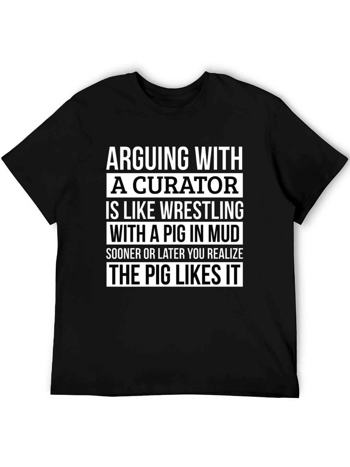 Curator Pig Mud Wrestling Graphic Tee
