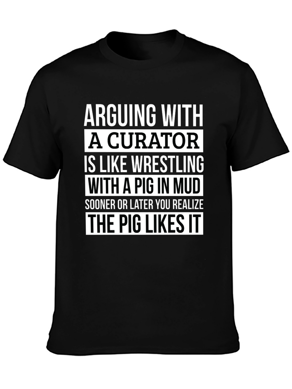 Curator Pig Mud Wrestling Graphic Tee