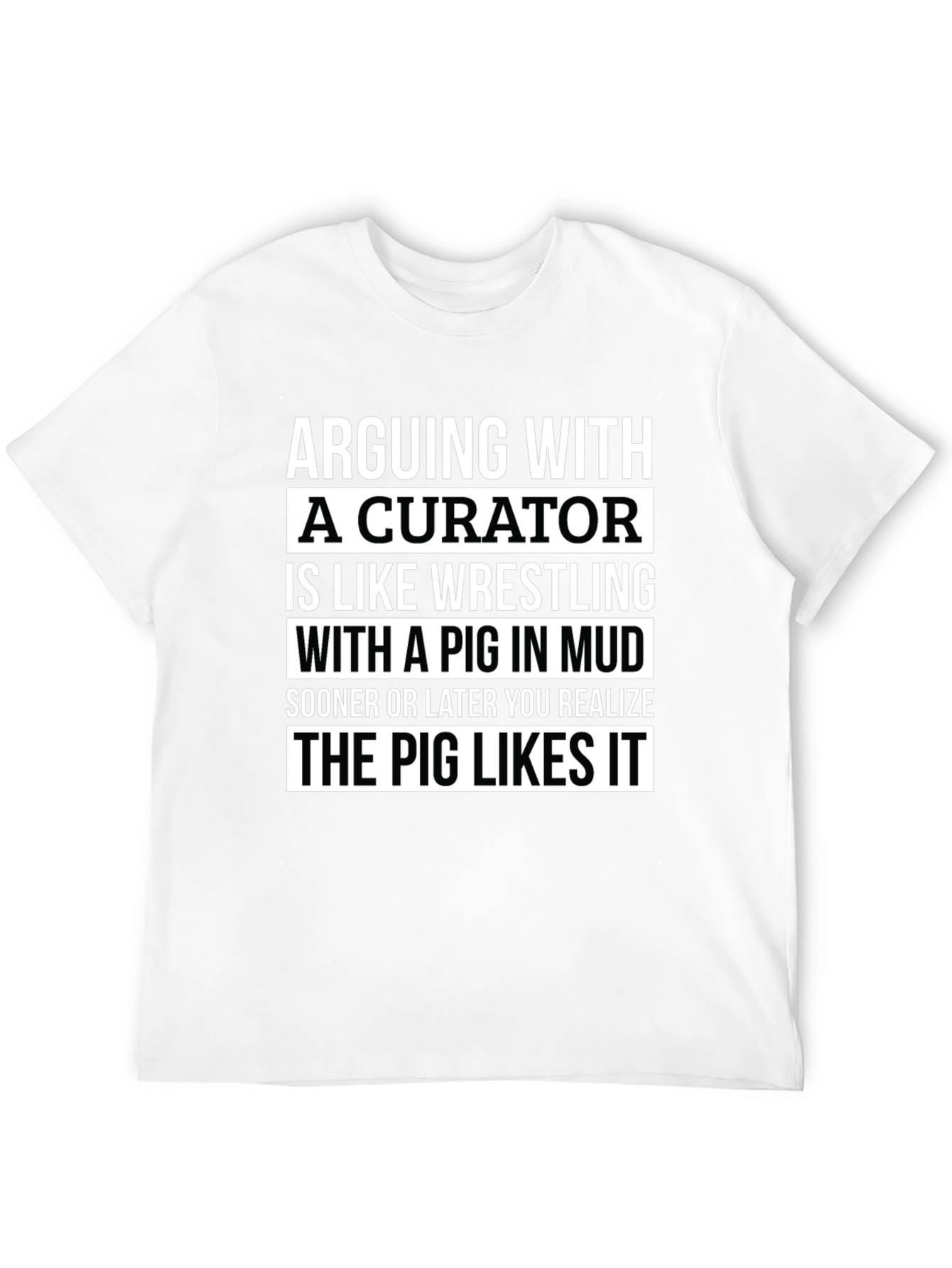 Curator Pig Mud Wrestling Graphic Tee