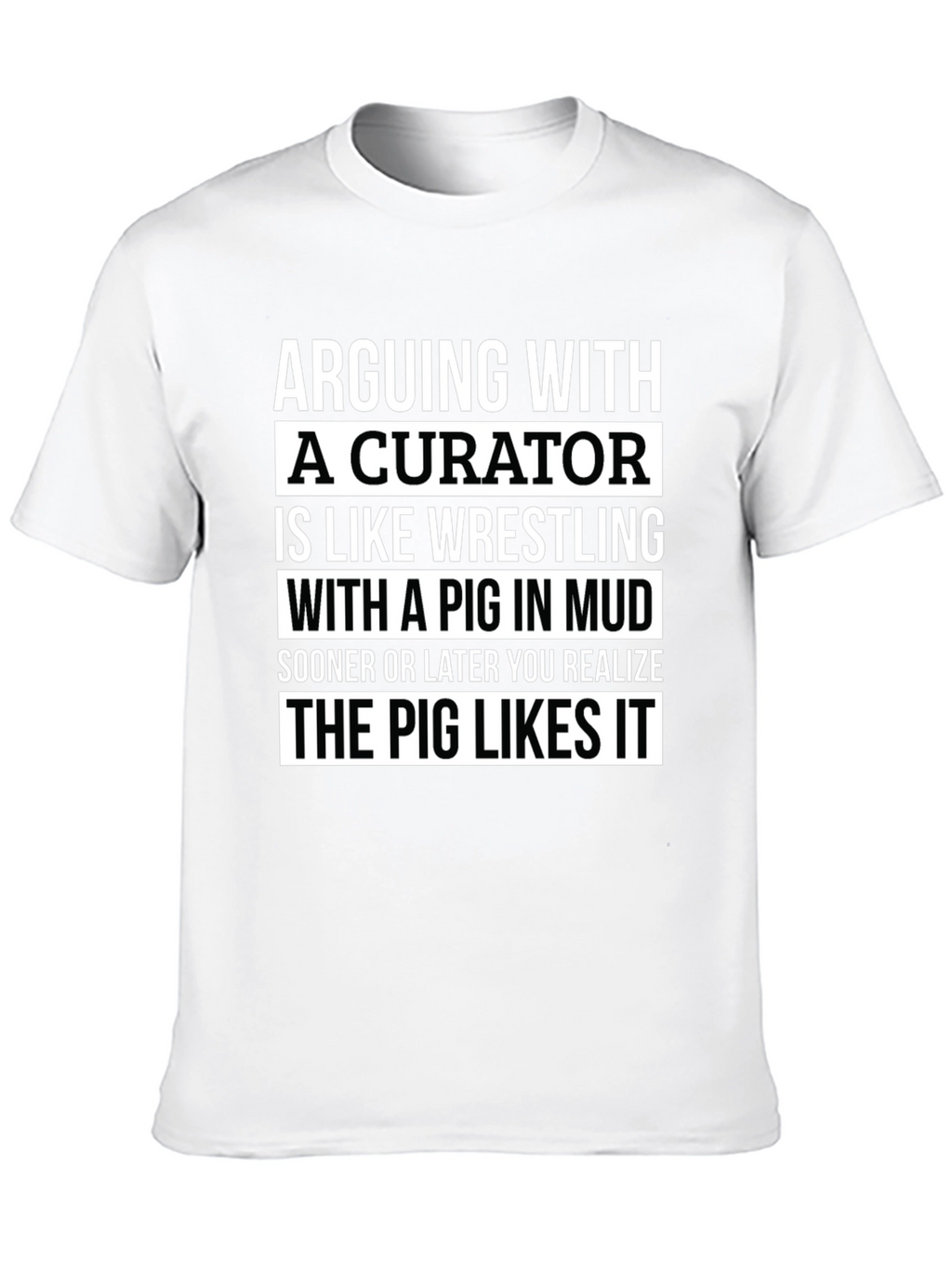 Curator Pig Mud Wrestling Graphic Tee