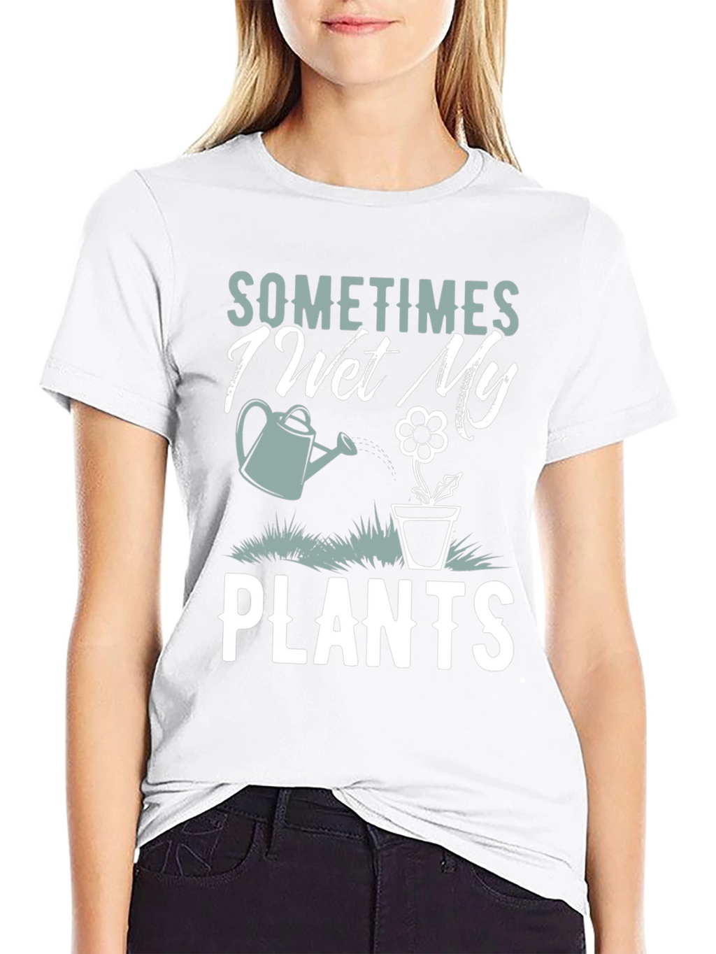 Funny Gardening T-Shirt: I Wet My Plants