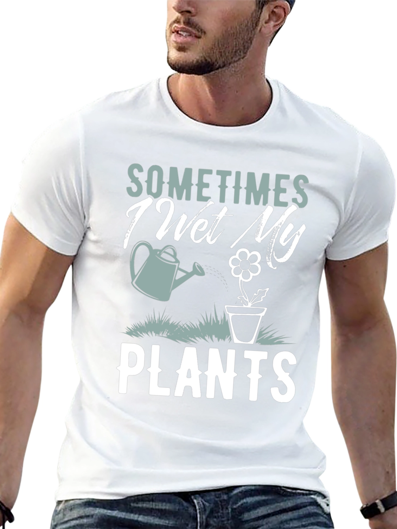 Funny Gardening T-Shirt: I Wet My Plants