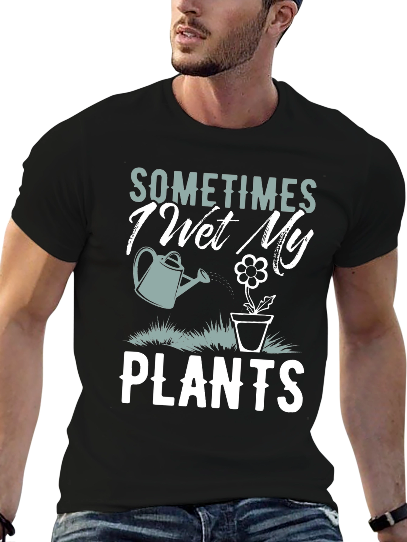Funny Gardening T-Shirt: I Wet My Plants
