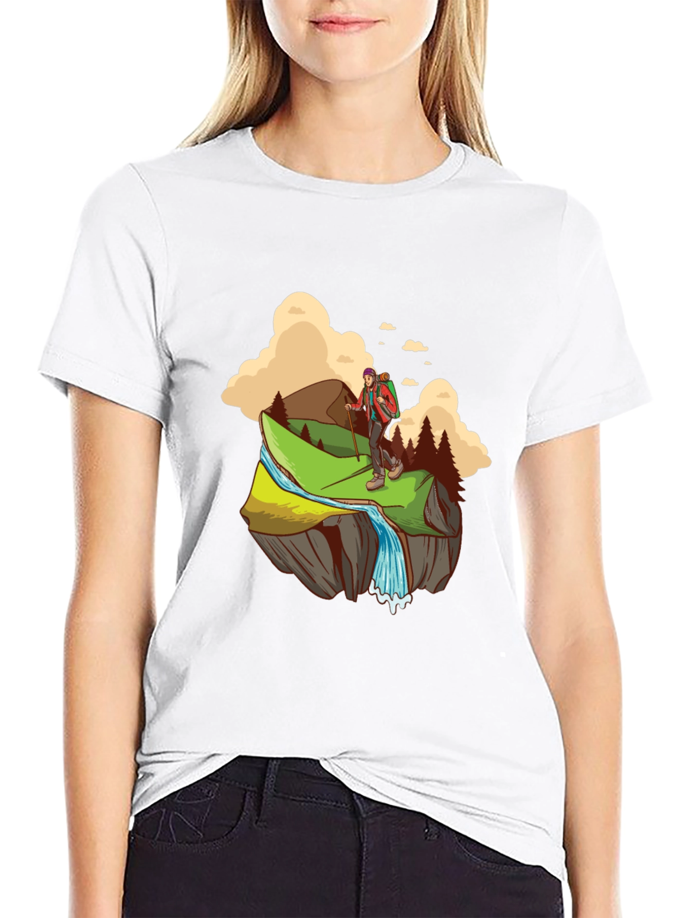 Hiking Adventure T-Shirt - Mountain Explorer