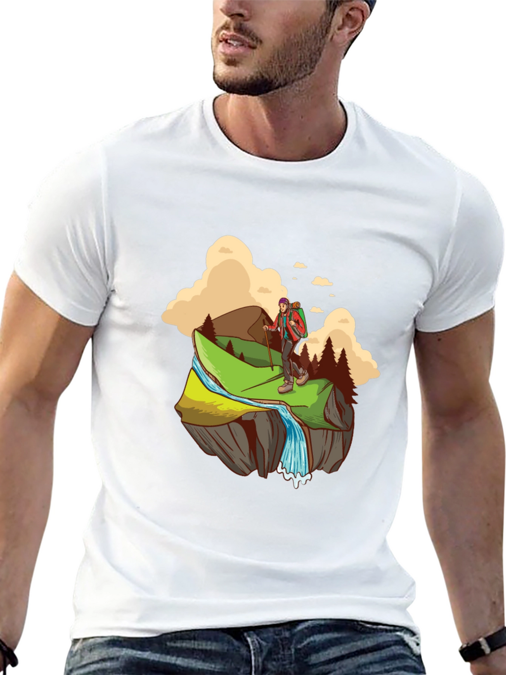 Hiking Adventure T-Shirt - Mountain Explorer