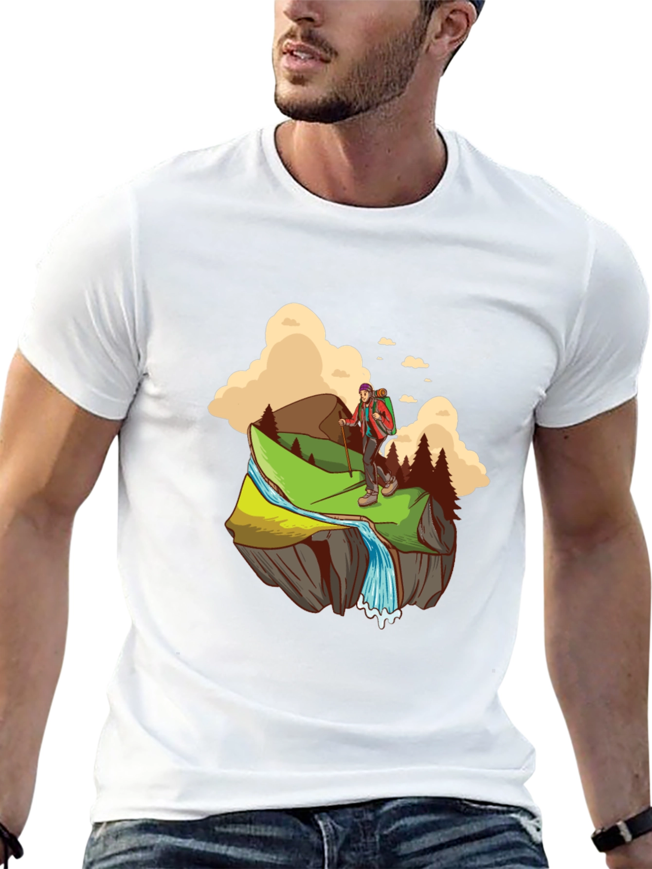 Hiking Adventure T-Shirt - Mountain Explorer