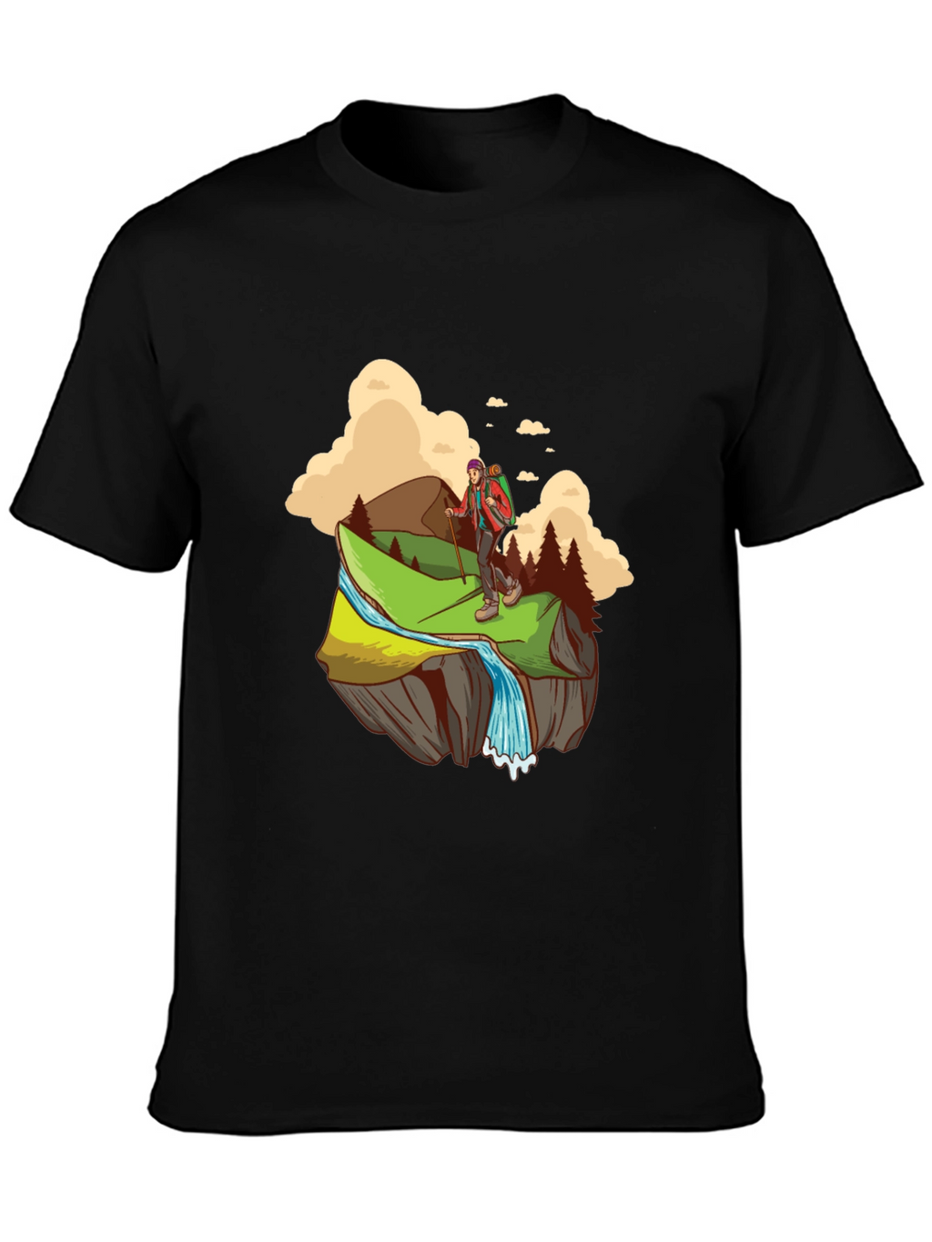 Hiking Adventure T-Shirt - Mountain Explorer