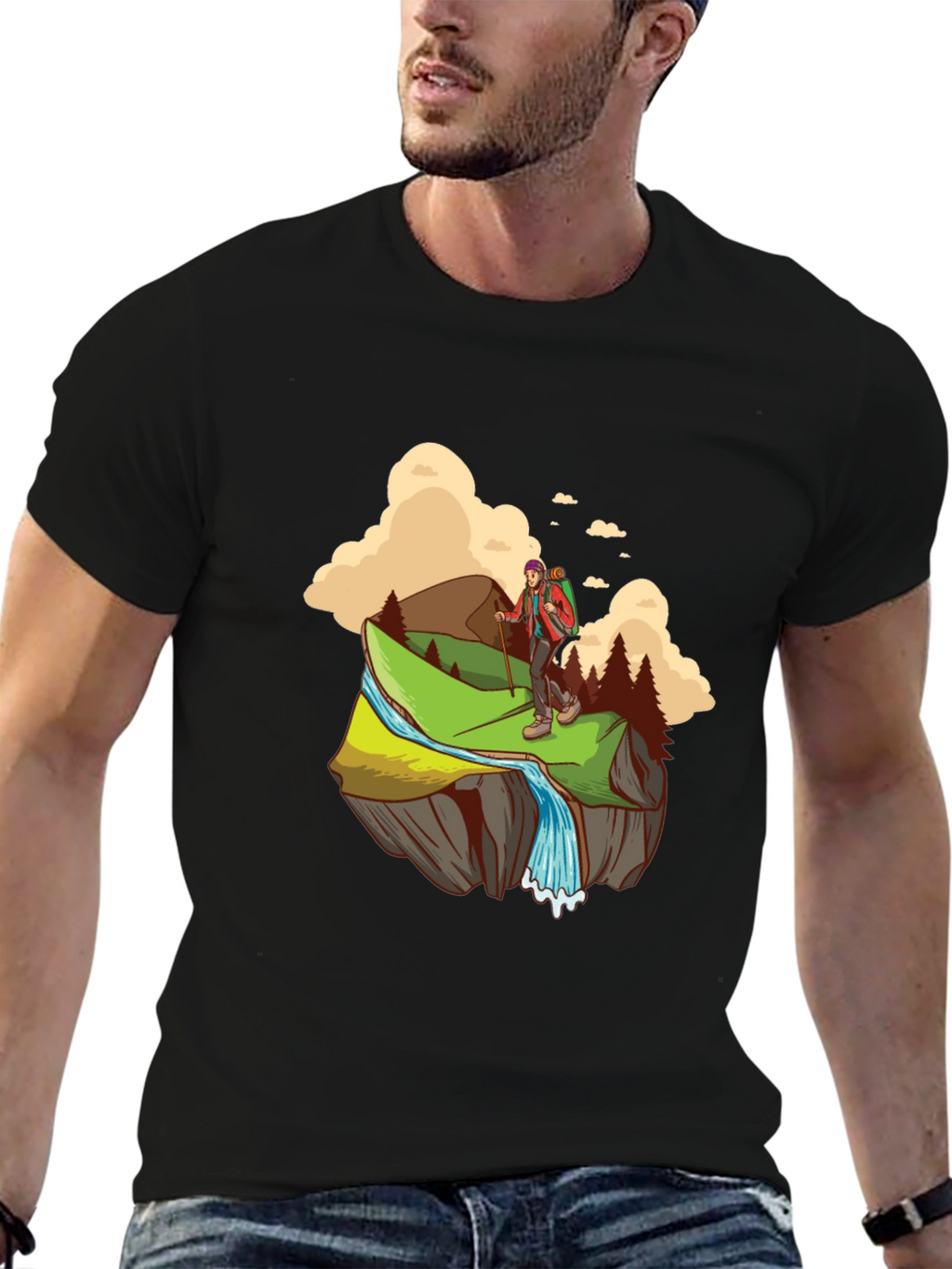 Hiking Adventure T-Shirt - Mountain Explorer