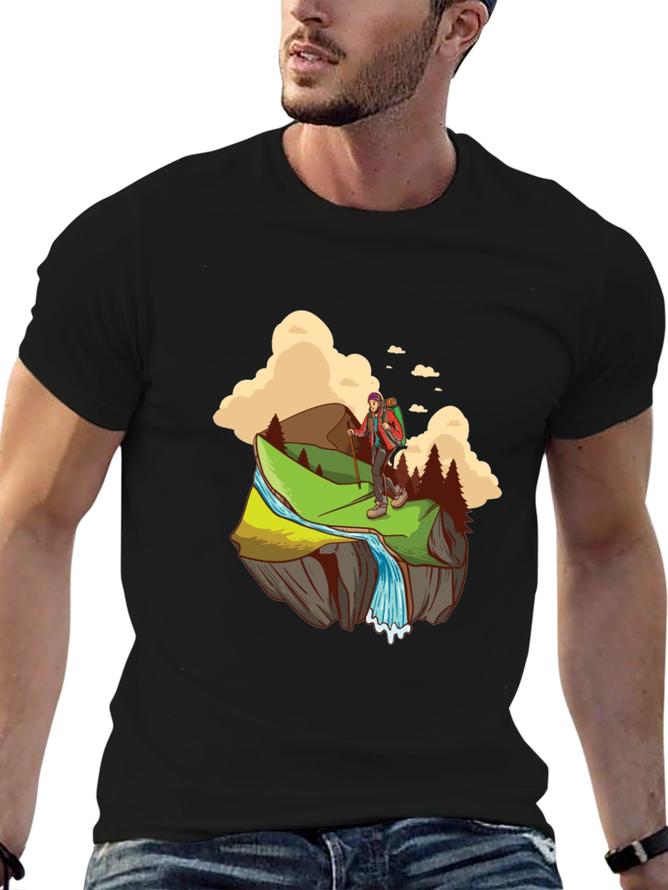 Hiking Adventure T-Shirt - Mountain Explorer