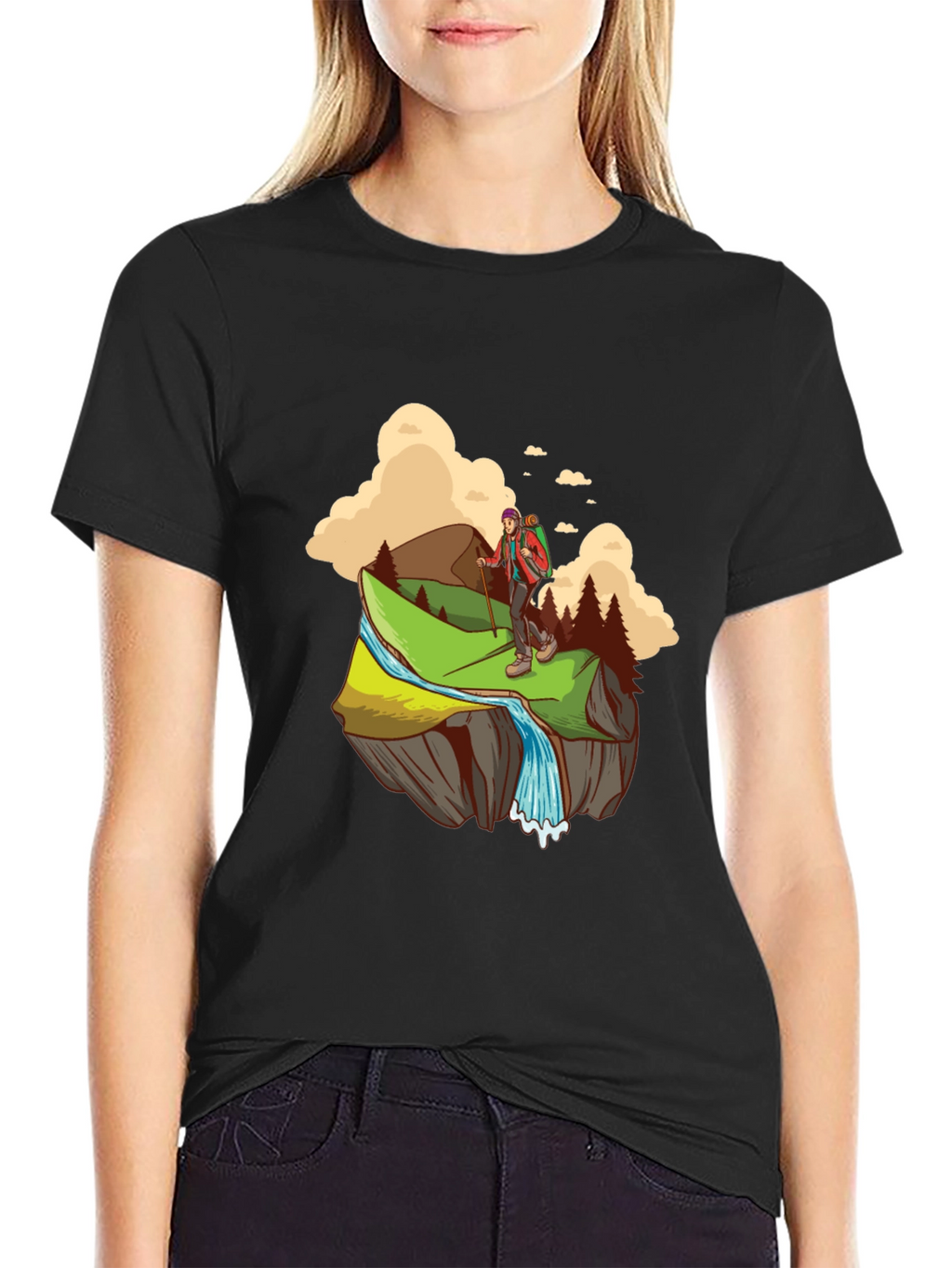 Hiking Adventure T-Shirt - Mountain Explorer