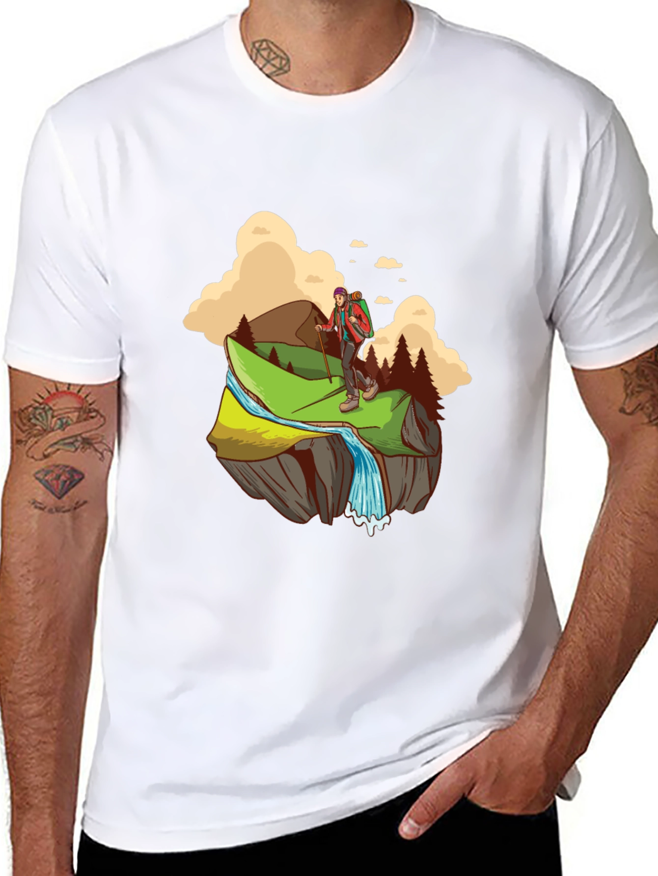 Hiking Adventure T-Shirt - Mountain Explorer