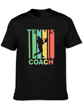 Tennis Coach Graphic T-Shirt